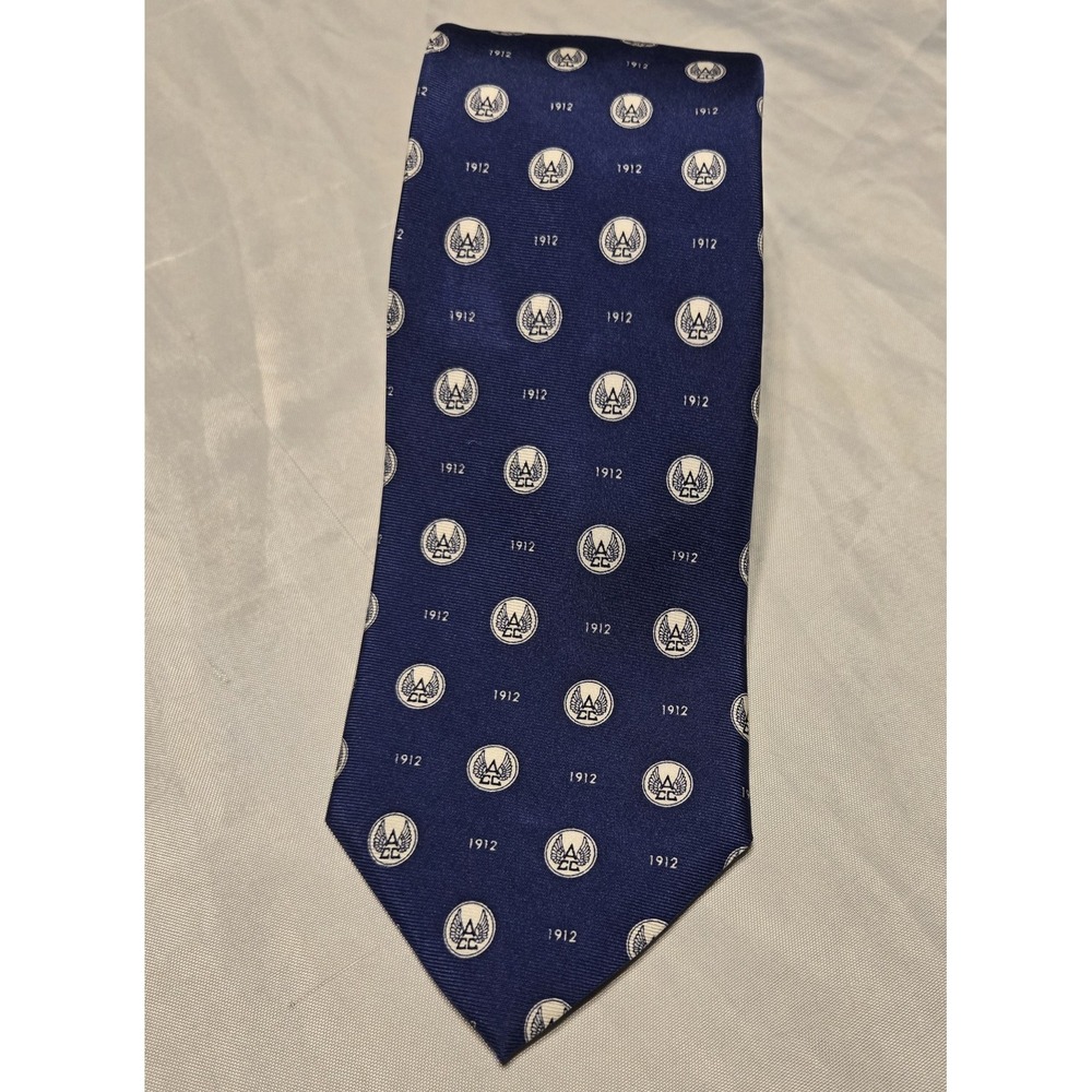 Bird Dog Bay Blue 1912 ACC Wings Tie Hand Made 100% Silk